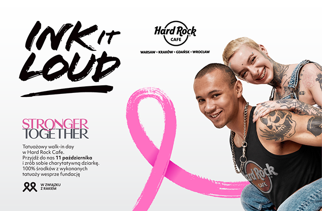 INK IT LOUD | Charitable TATTOO WALK-IN DAY