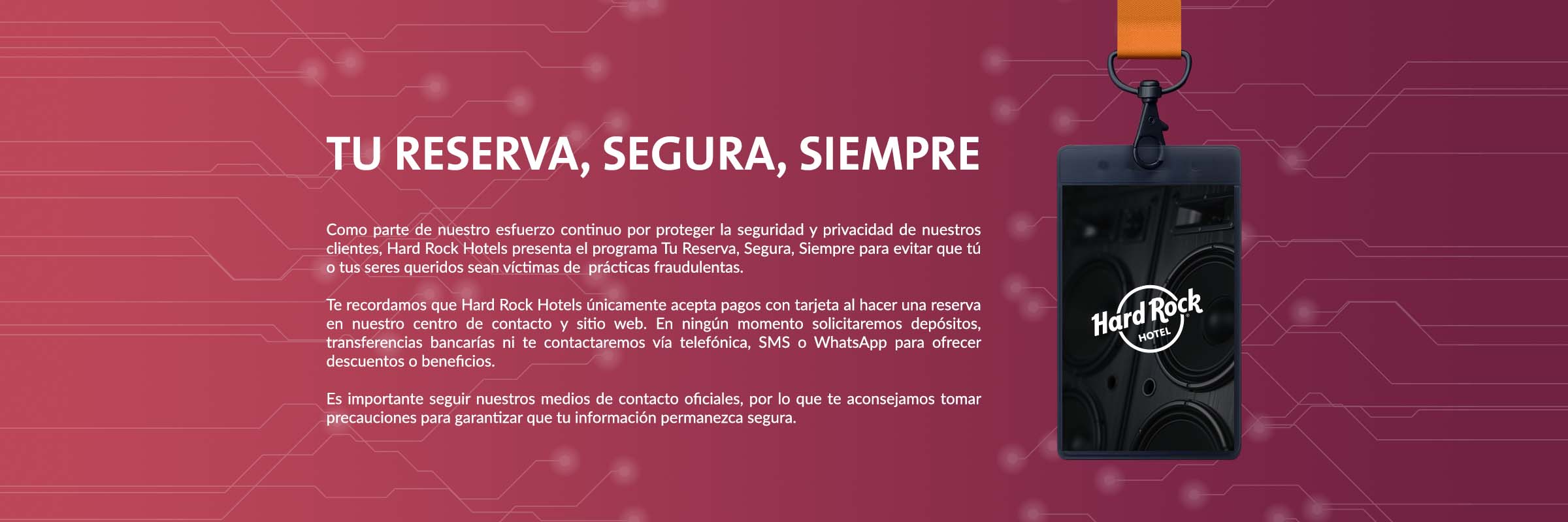 Reserva Segura Hard Rock Hotel Los Cabos
