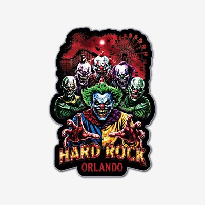 Limited Edition Orlando Halloween Funhouse Clowns Pin