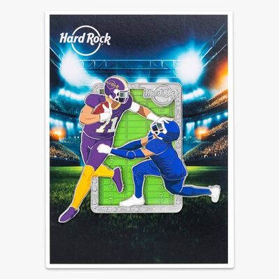 Jumbo Football Rocks Pin