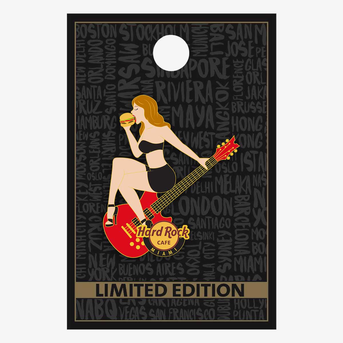 Limited Edition Miami Hot Chicken Sandwich Pin image number 2