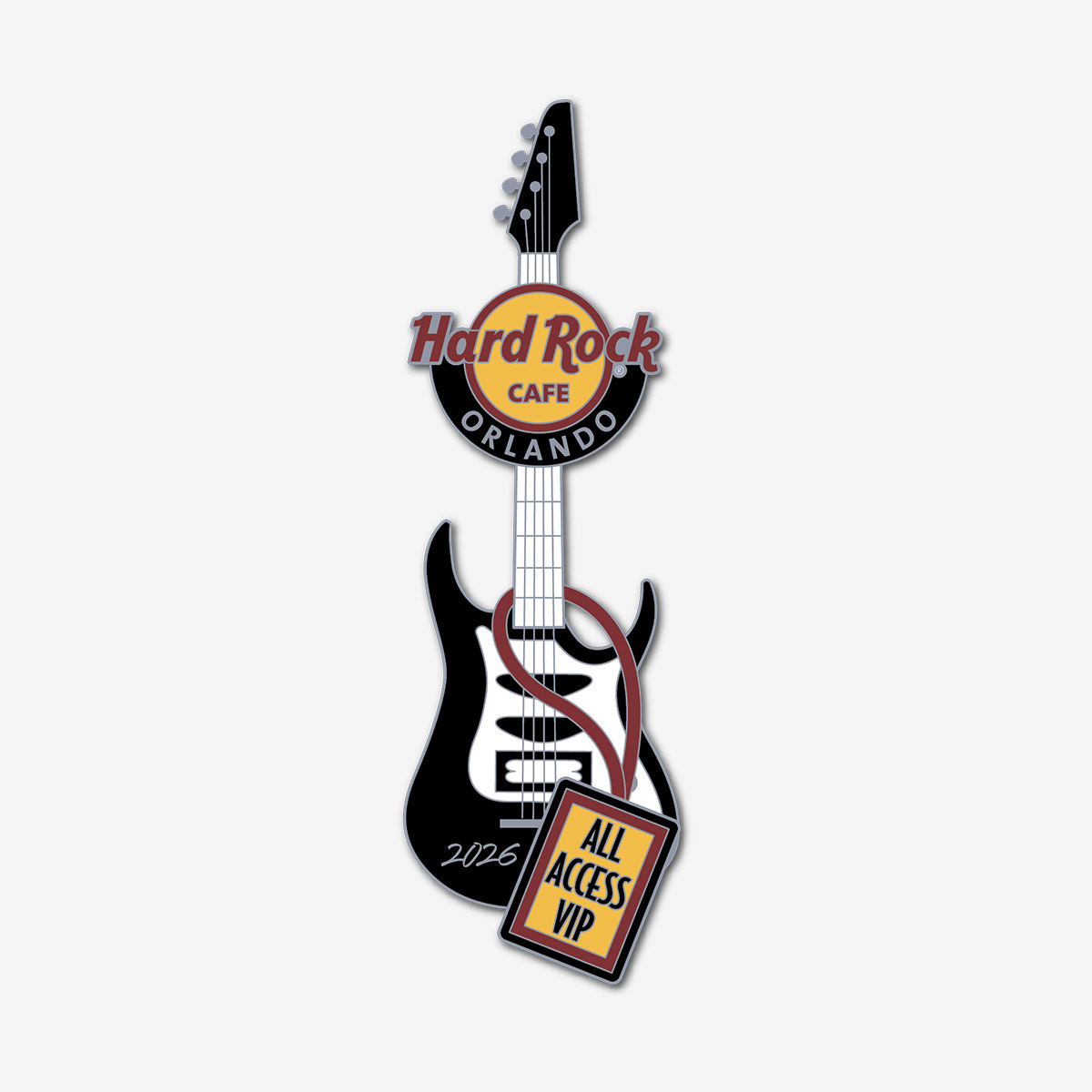 Limited Edition Orlando 2026 All Access Guitar Pin image number 1