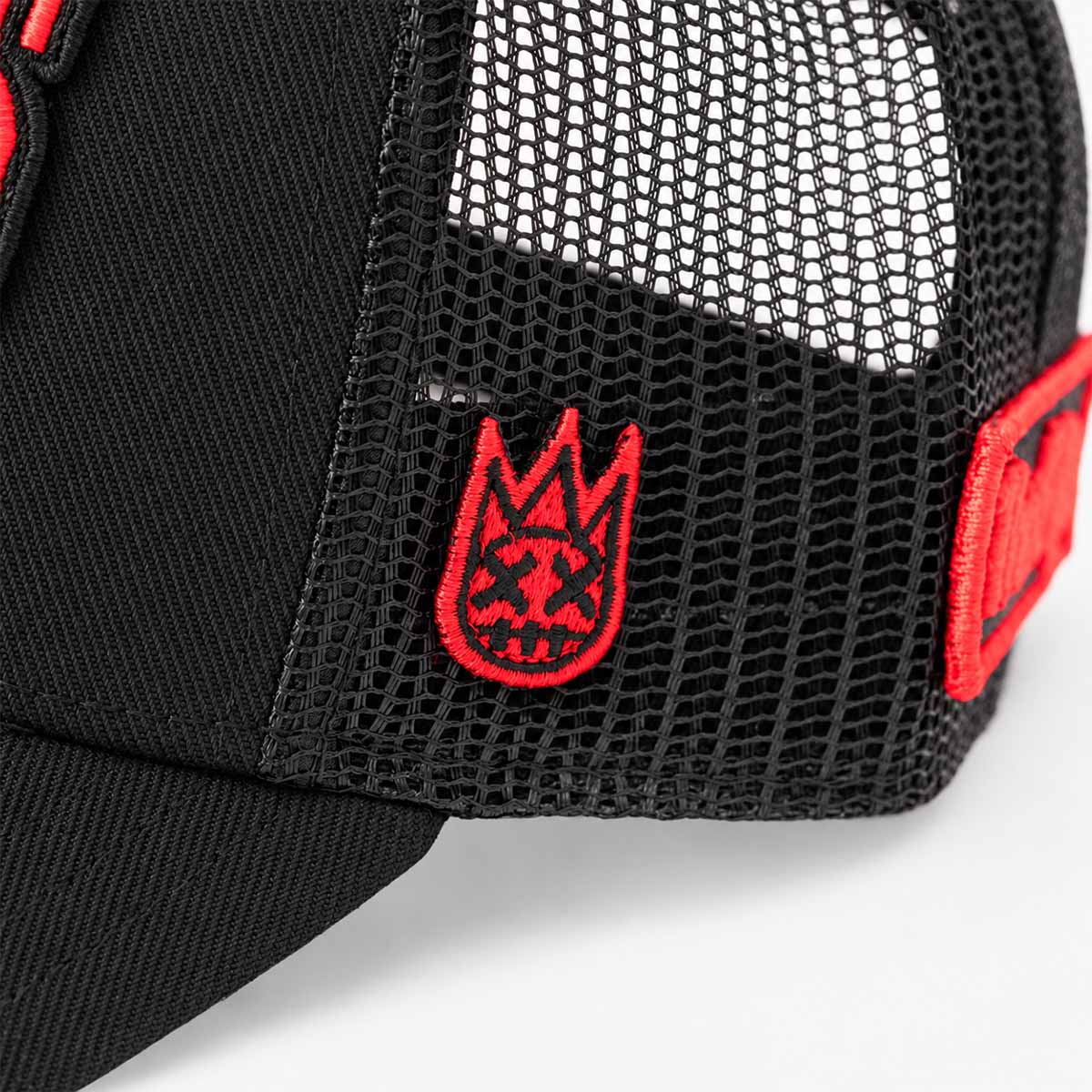 Hard Rock x Cult GNR Mesh Embroidered Trucker Hat in Black image number 9