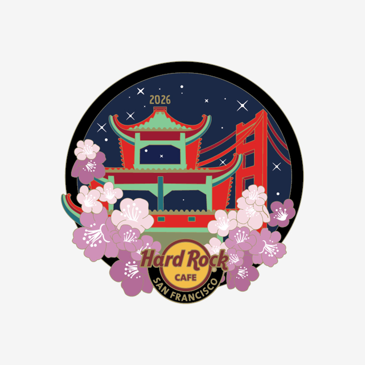 Limited Edition San Francisco Cherry Blossom 2026 Pin image number 1