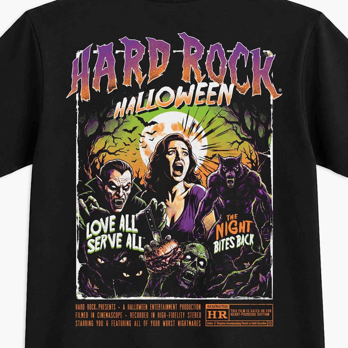 Halloween 2026 Movie Poster Tee in Black image number 2